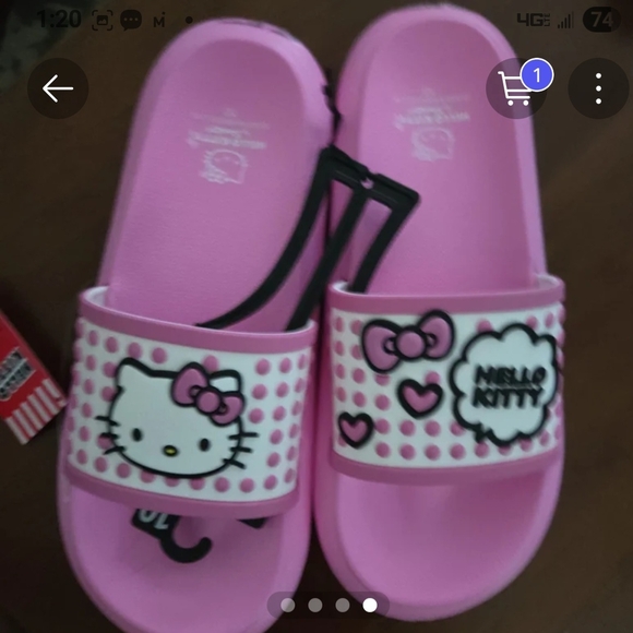 Hello Kitty Polka Dot Pink Sandals - Picture 4 of 4